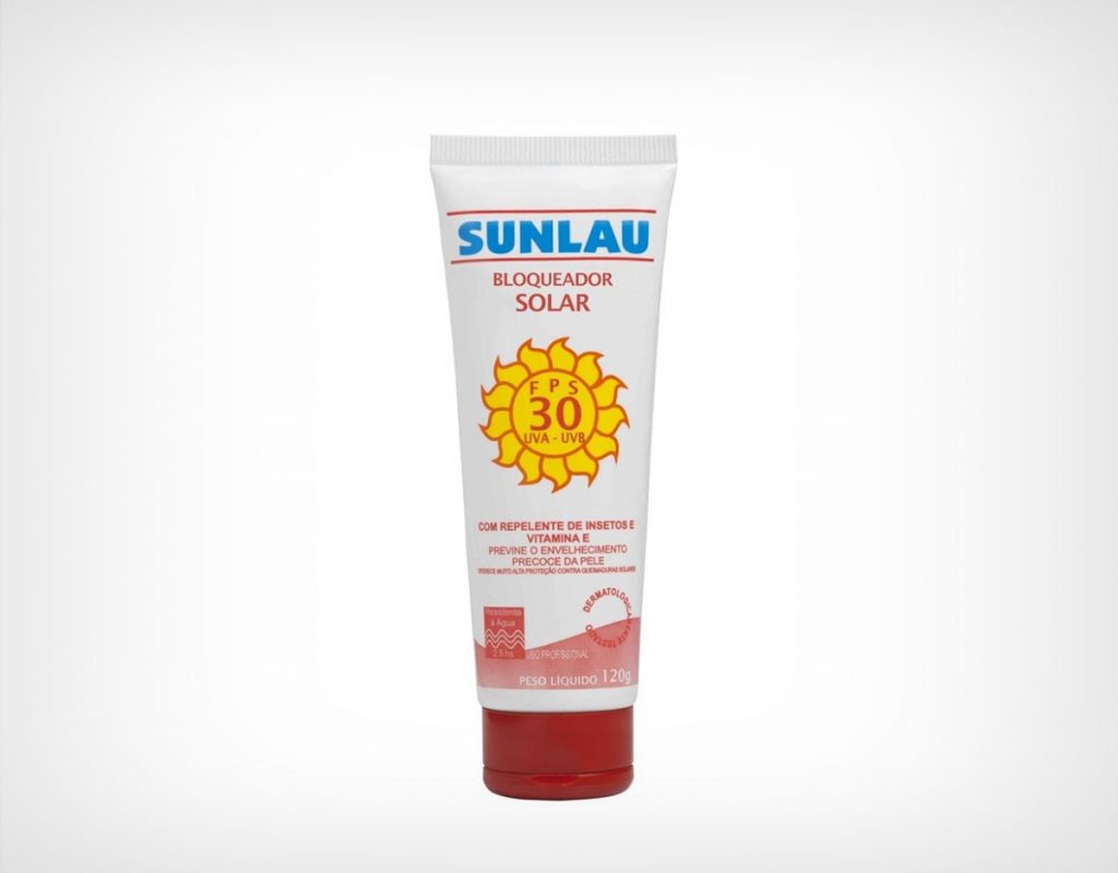 Protetor Solar SunLau Fator 30 com repelente